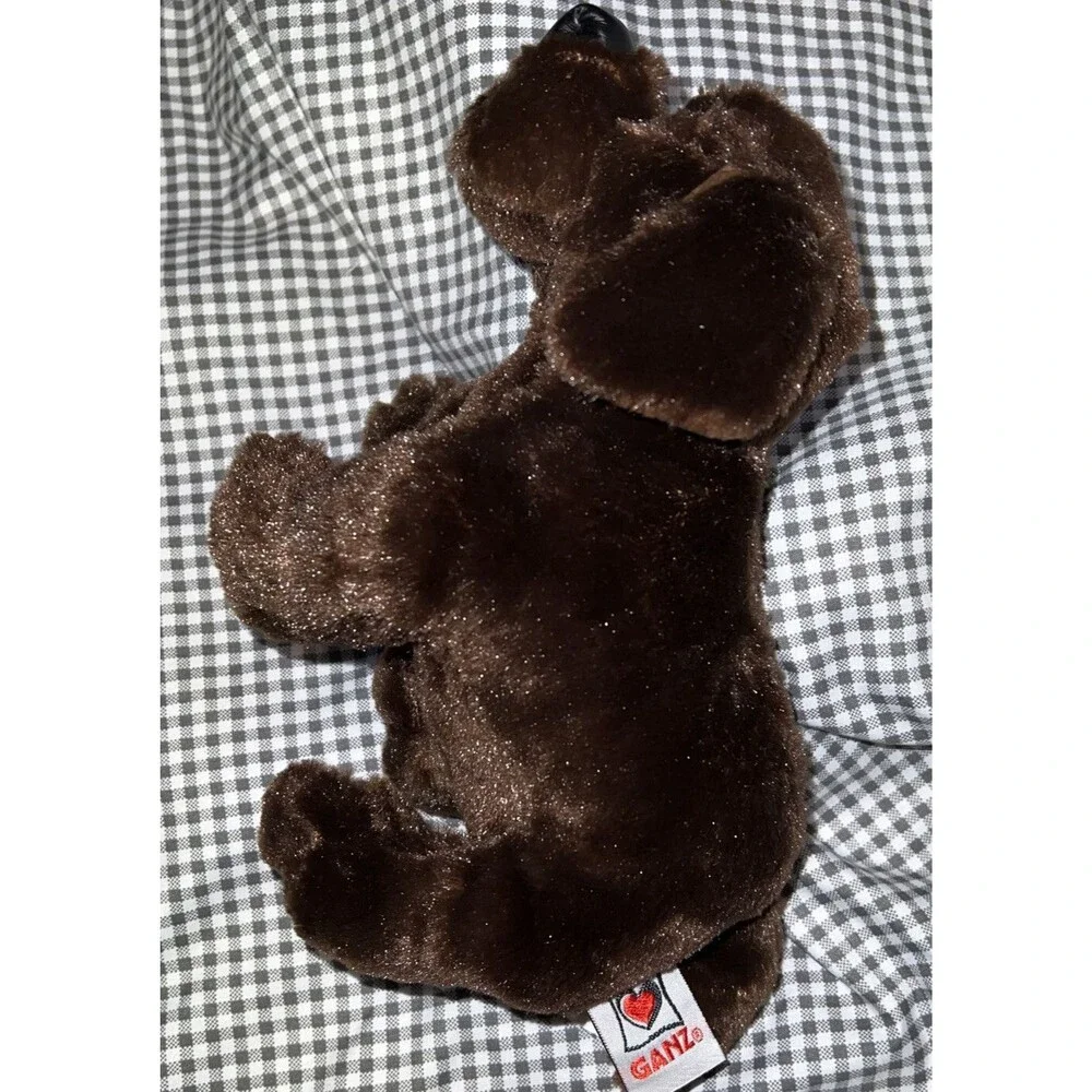 Chocolate Lab Dog Plush By Ganz Heritage Collection 9” Labrador Retriever Has #